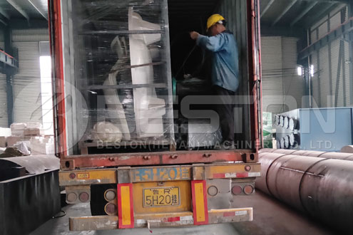 Shipment of Beston Waste Tire Recycling Plant