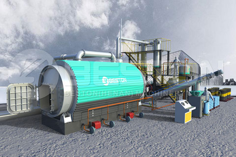 Tyre Pyrolysis Plant for Sale - Beston Machiney