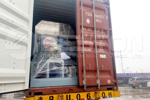 Shipment of Beston Manual Egg Tray Making Machine