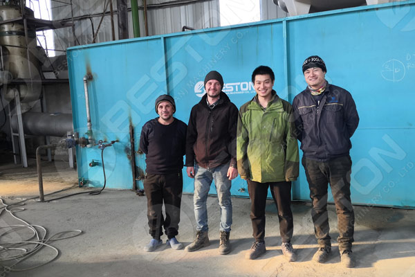 Customers Invest in Continuous Tyre Pyrolysis Plant